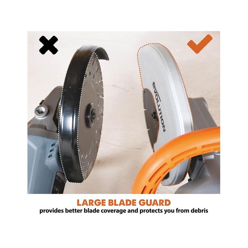 R230DCT 230mm Disc Cutter 2000W 240V EVLR230DCTN