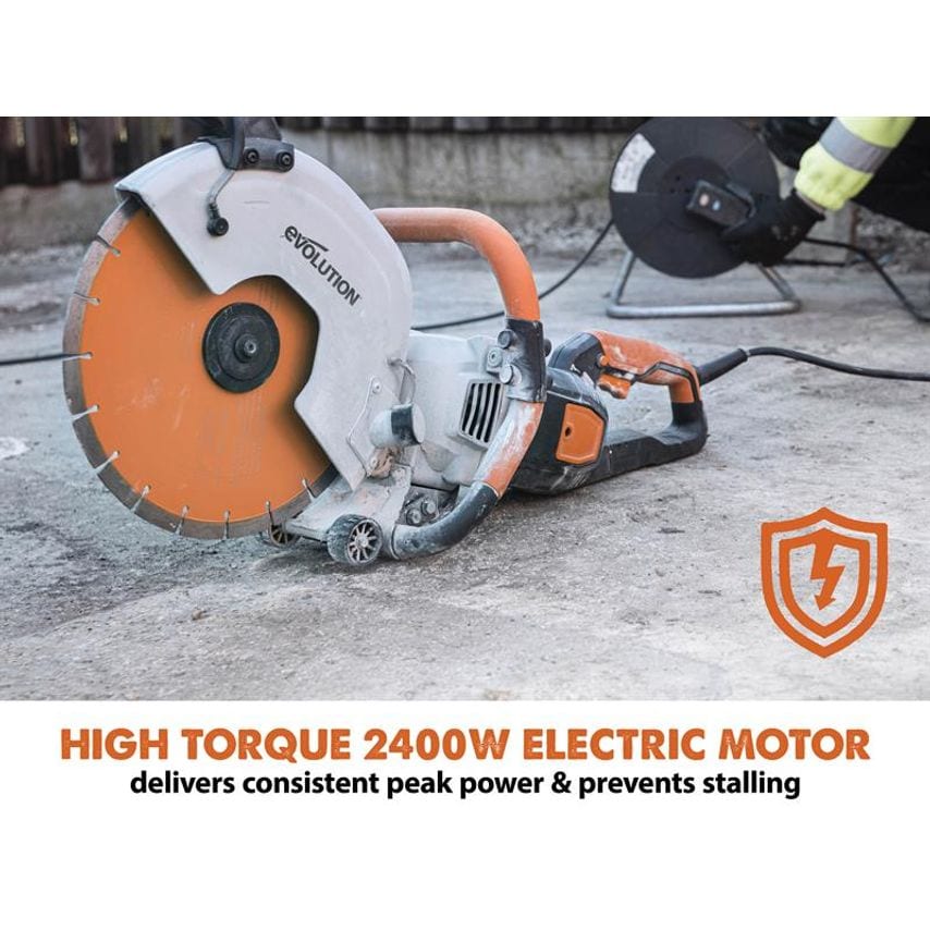 R300DCT+ 300mm Disc Cutter Kit 2400W 240V EVLR300DCTP