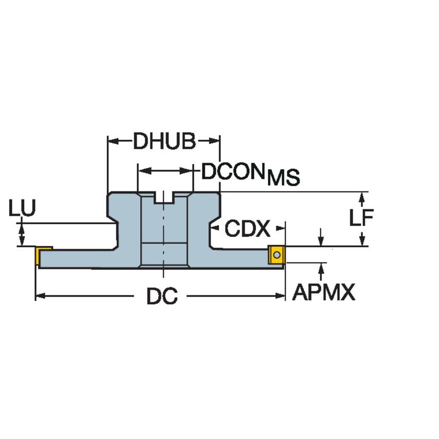 R331.52-200Q40MML Face Mill