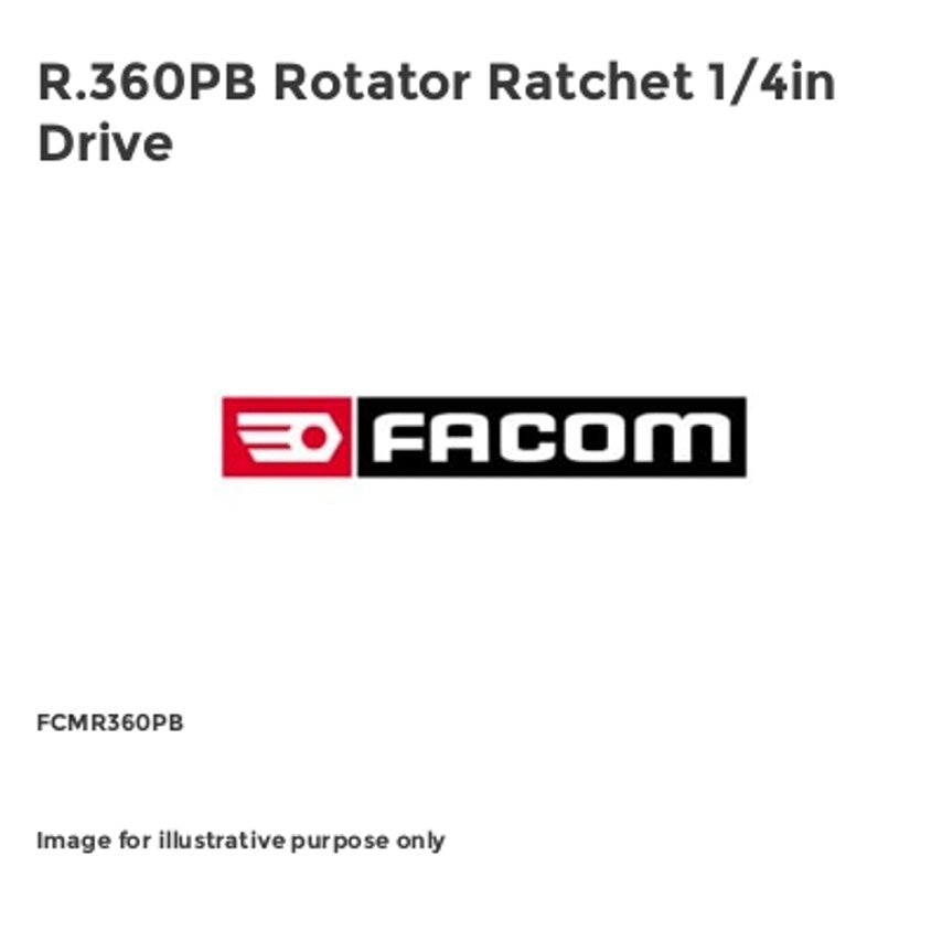 R.360PB Rotator Ratchet 1/4in Drive