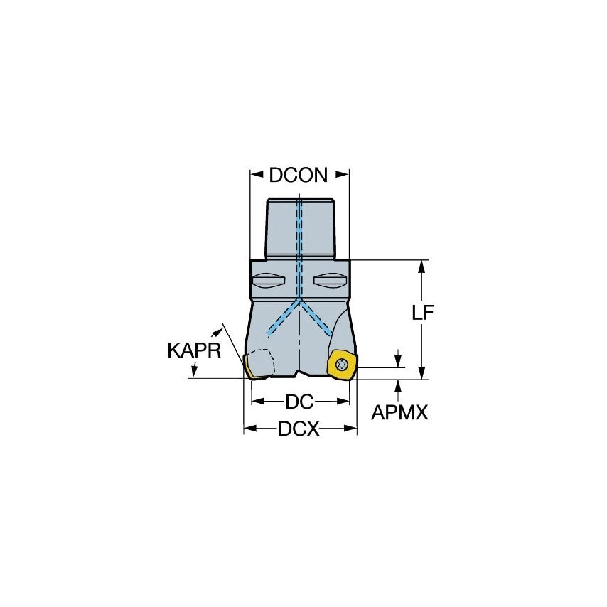 R365-063C6-S15M Face Mill