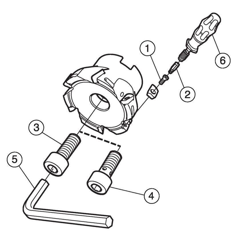 R390125Q4017H Milling Cutter