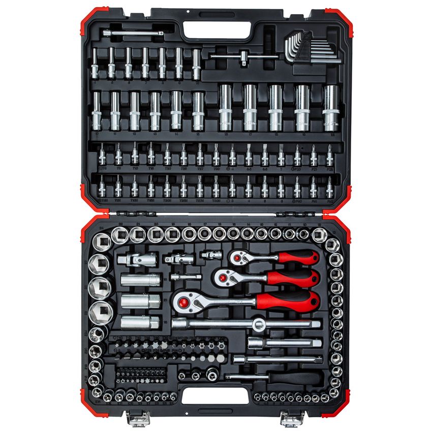 R45603172 Socket Set 1/2"-3/8"-1/4", 172 Piece