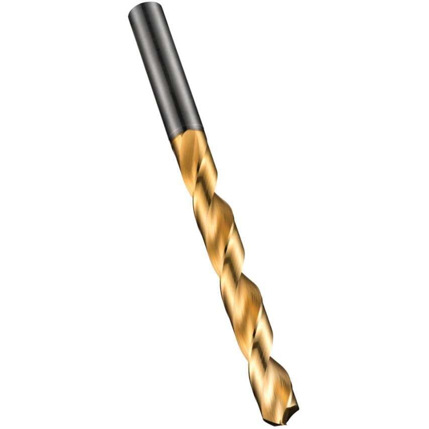 R510 1/4" CDX Carbide Straight Shank Jobber Drill - TiN Coated
