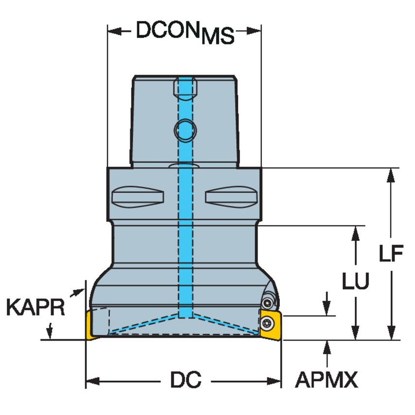 R590-080C6-11M Face Mill