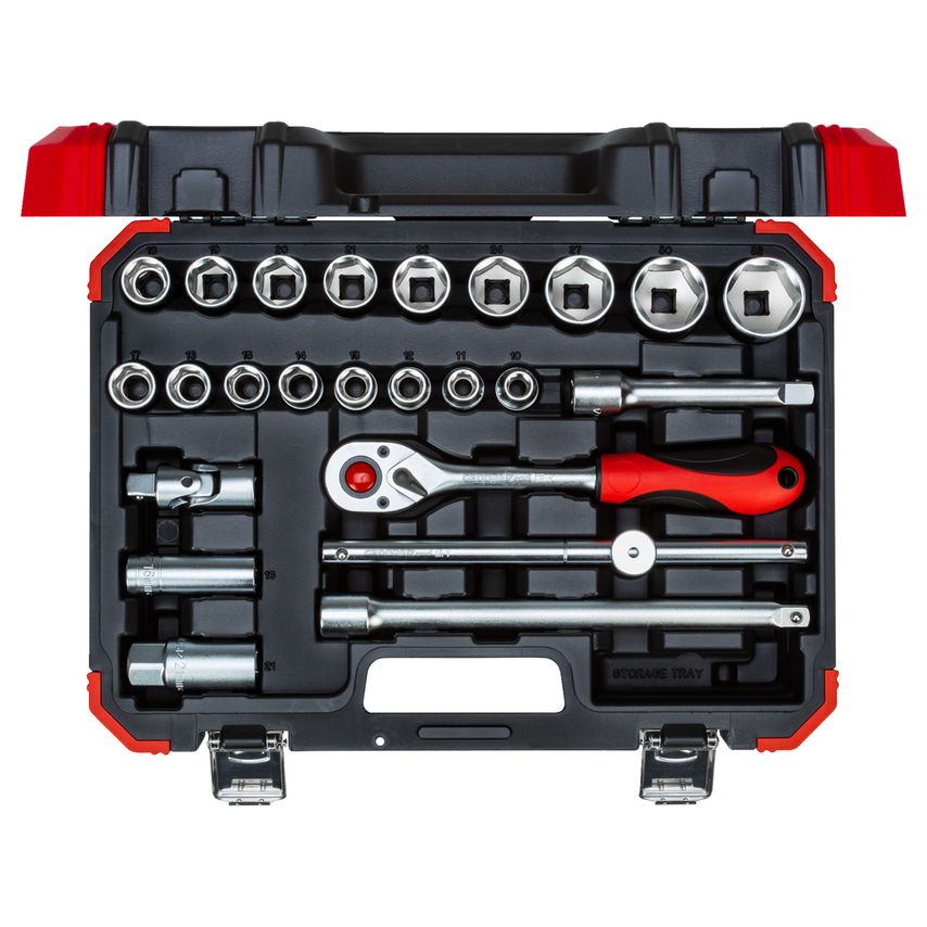 R69003024 Socket Set 1/2", 24 Pieces