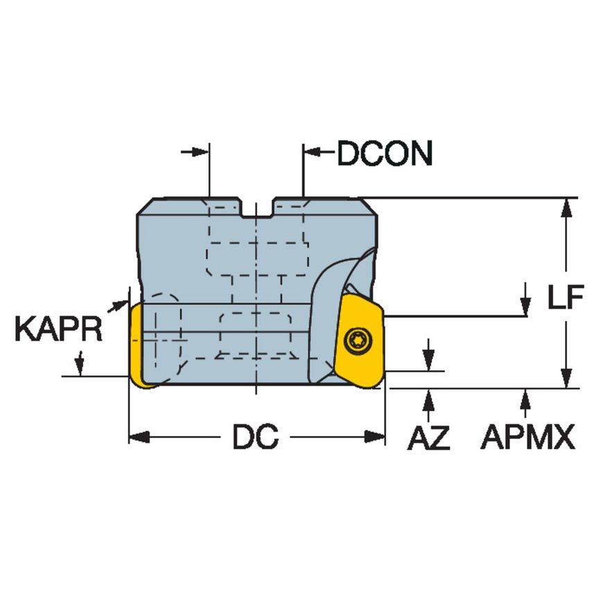 R790-050Q22S1-16H End Mill