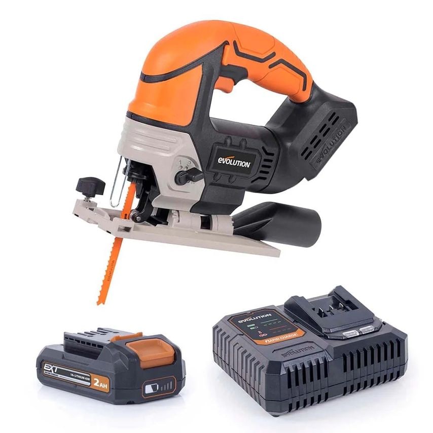 R90JGS-Li Jigsaw 18v Including Multi Blades Loaded Including 2Ah Battery/Single Charger