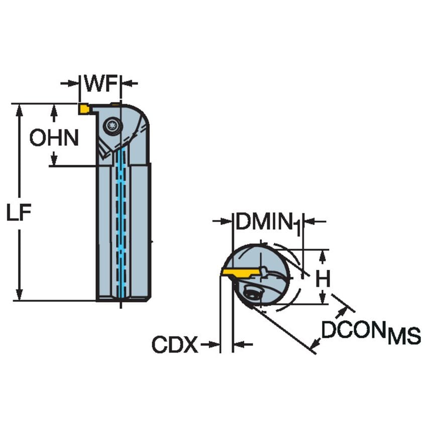 RAG123H10-32B Boring Bar