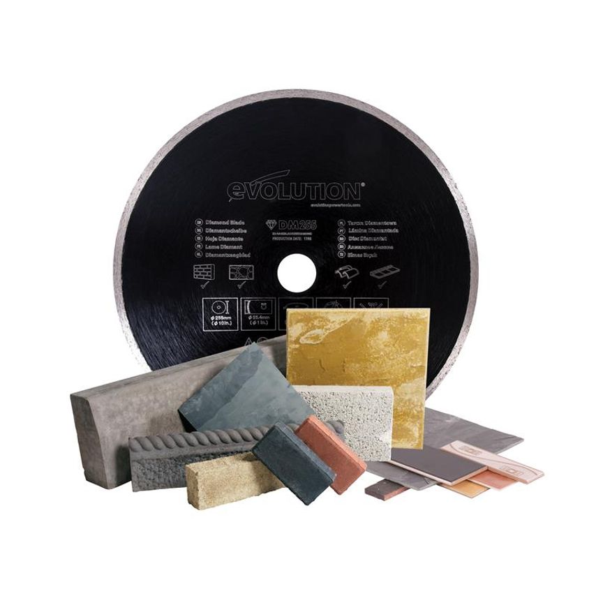 RAGE Diamond Blade, Continuous Rim 255 x 25.4mm EVL255DIAM