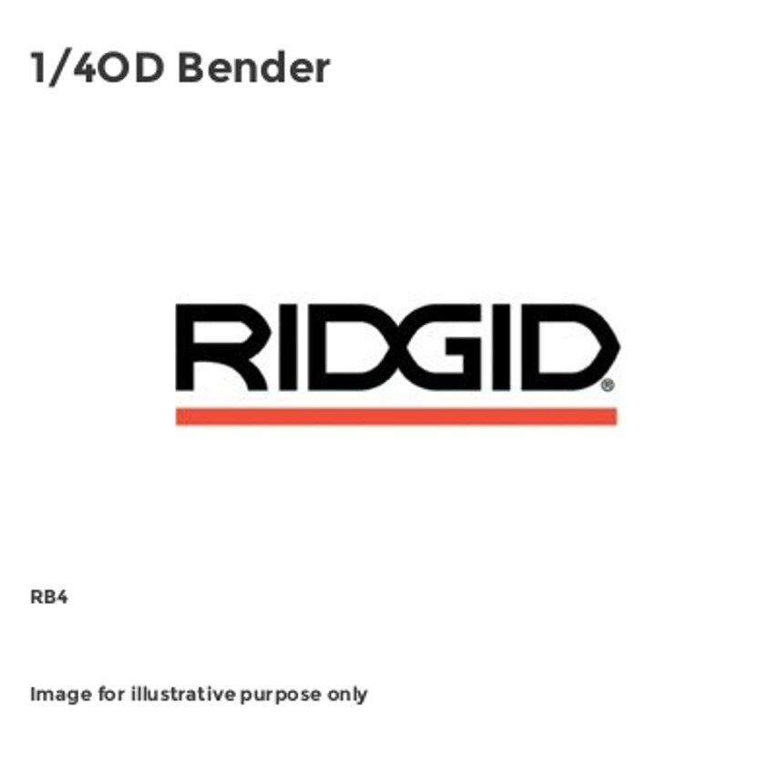 RB4 1/4OD Bender
