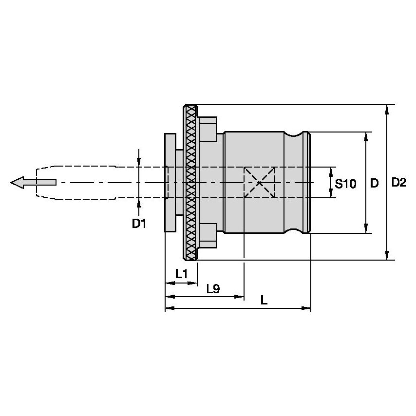 RC2TA125100M160 Quick Change Tap Adaptor RC2