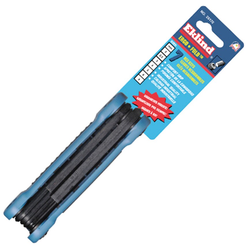 REK25172 Ergo Fold Hex Key Set Metric 7-KEYS Long