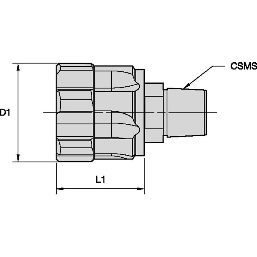 RHR17000KST135H7SF Reamer Modular Diameter 17MM Straight