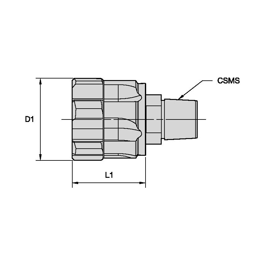 RHR19000KST155H7SF Reamer Modular Diameter 19MM Straight