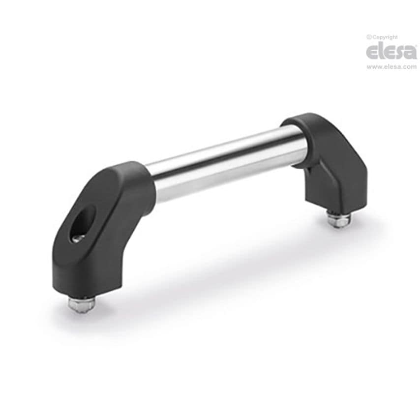 RH-RS Tubular handles Technopolymer and aluminium or stainless steel AISI 304 stainless steel RHRS-30.300.37