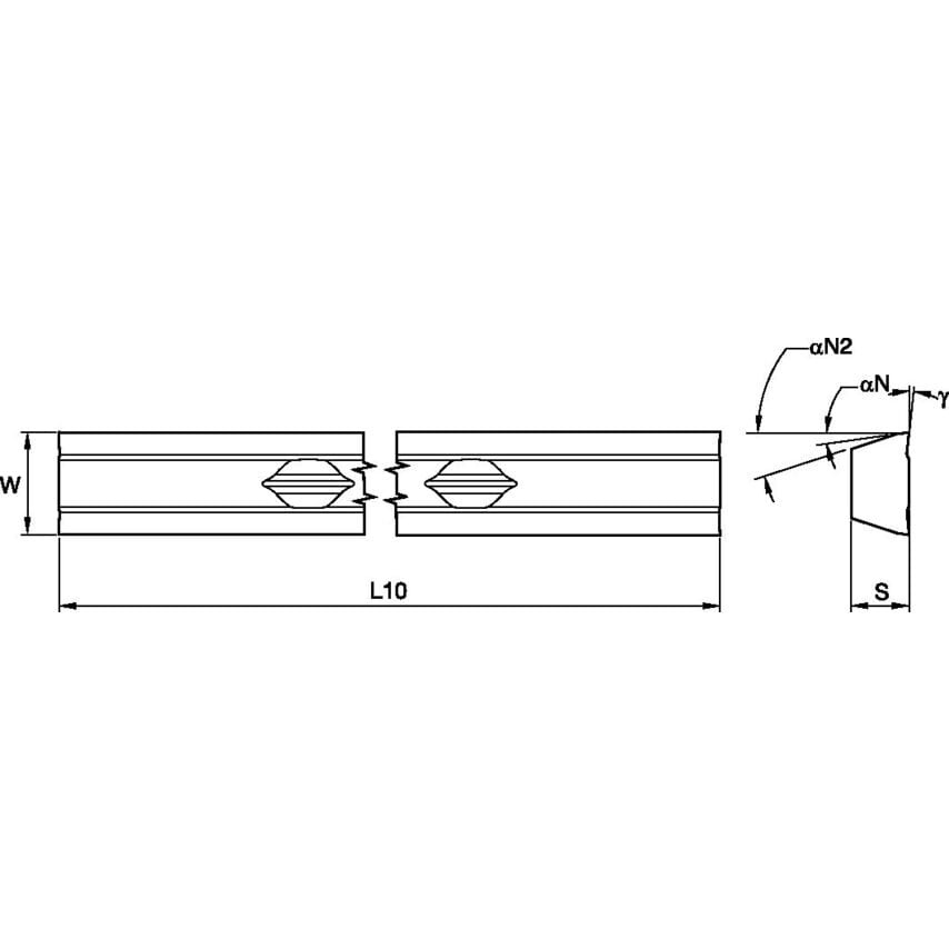 RIRT4C4512 RIR Reaming Insert C45 Lead