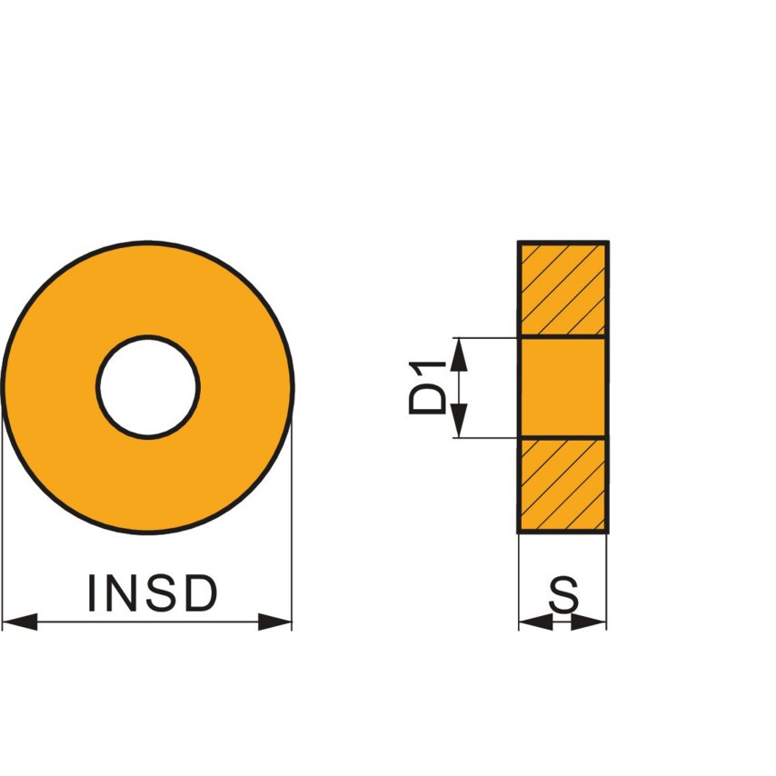 RNMG 190600E-08 T9415 Turning Insert - Negative