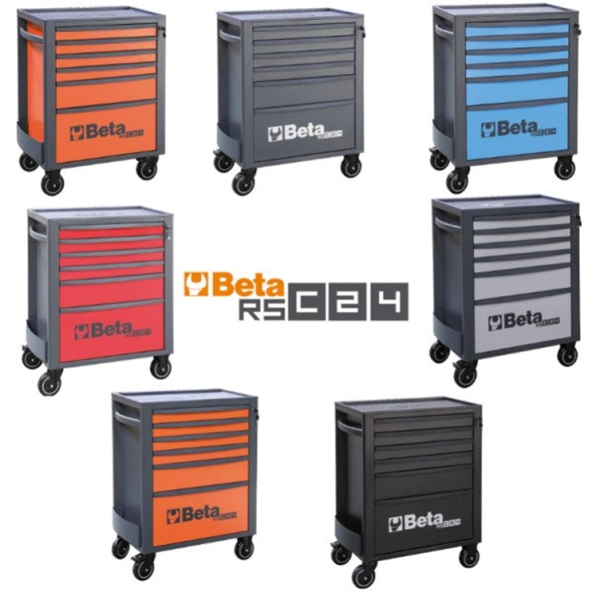 RSC24/6-FO-Mobile Roller Cabinet 6 Drawers