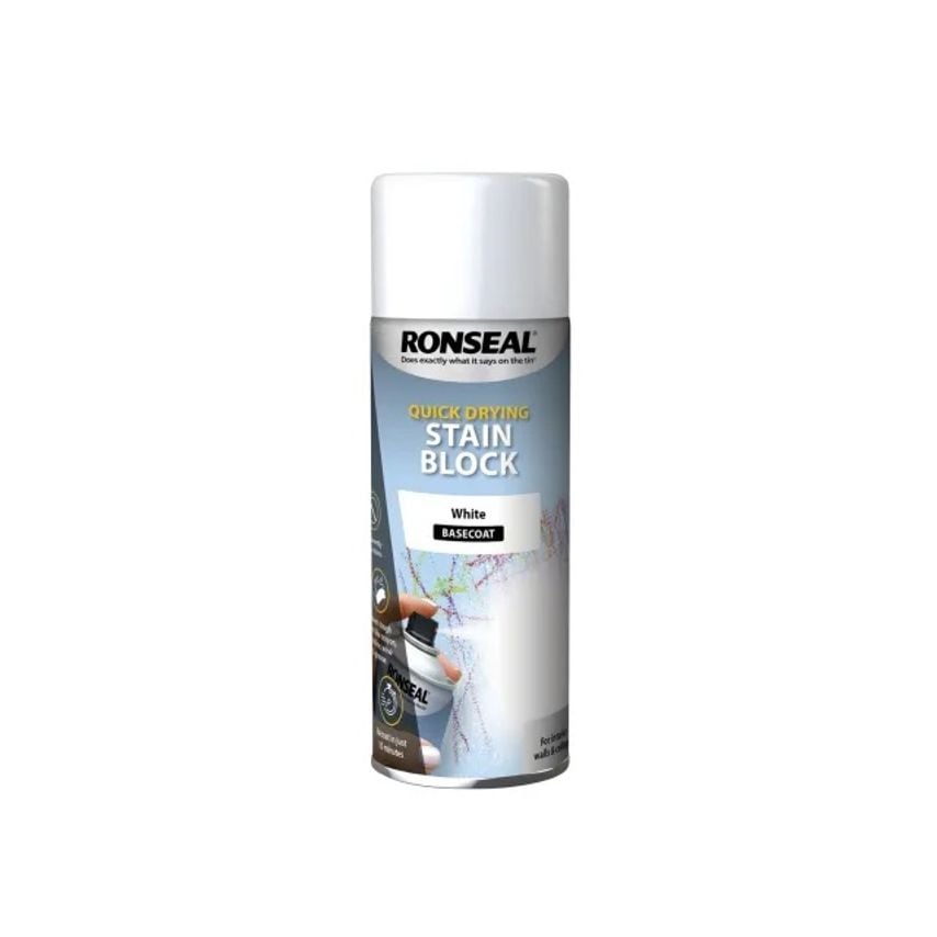 RSLSBW400AER Quick Drying Stain Block Aerosol White 400ml