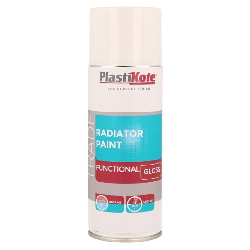 Radiator Spray Paint 400ml White Gloss