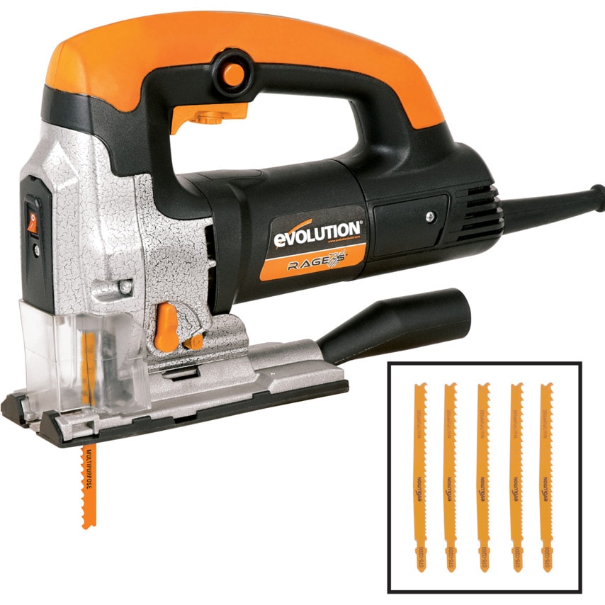 Rage 7-S 710W Multi-Purpose Jig Saw Variable Speed Control - 230V