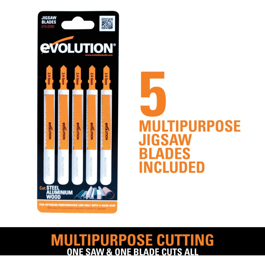 Rage 7-S 710W Multi-Purpose Jig Saw Variable Speed Control - 230V