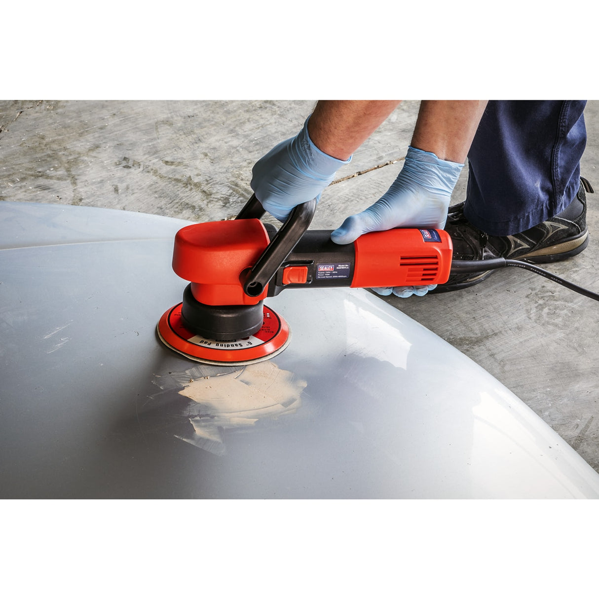 Random Orbital Dual Action Sander 150mm 230V