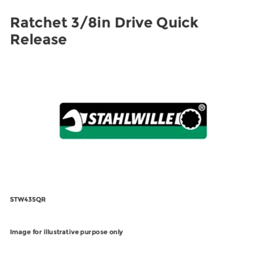 Ratchet 3/8in Drive Quick Release