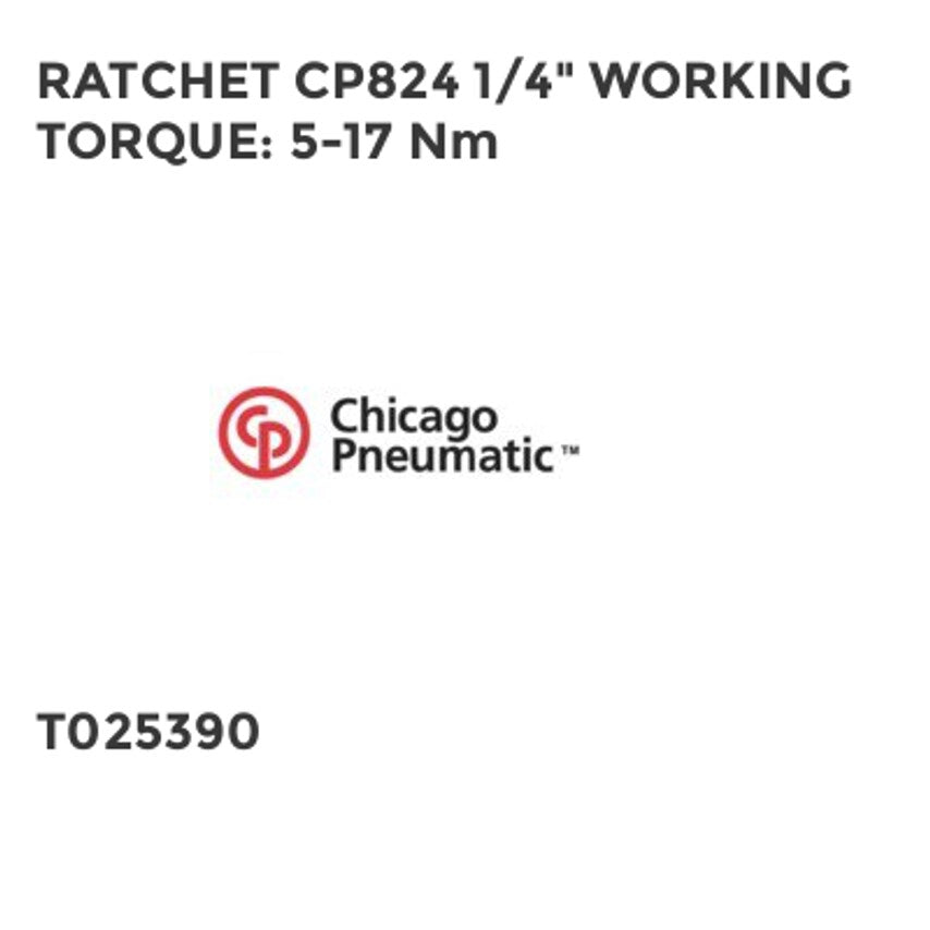 Ratchet CP824 1/4" Working Torque: 5-17 NM