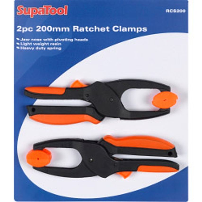 Ratchet Clamps 2 x 200mm