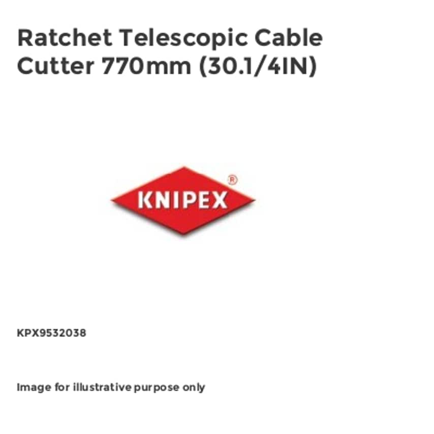 Ratchet Telescopic Cable Cutter 770mm (30.1/4IN)