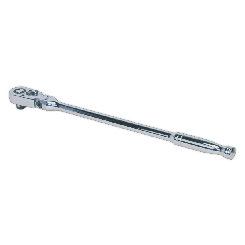 Ratchet Wrench Flexi-head 445mm 1/2" Square Drive Pear-head Flip Reverse