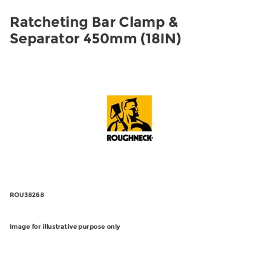 Ratcheting Bar Clamp & Separator 450mm (18IN)