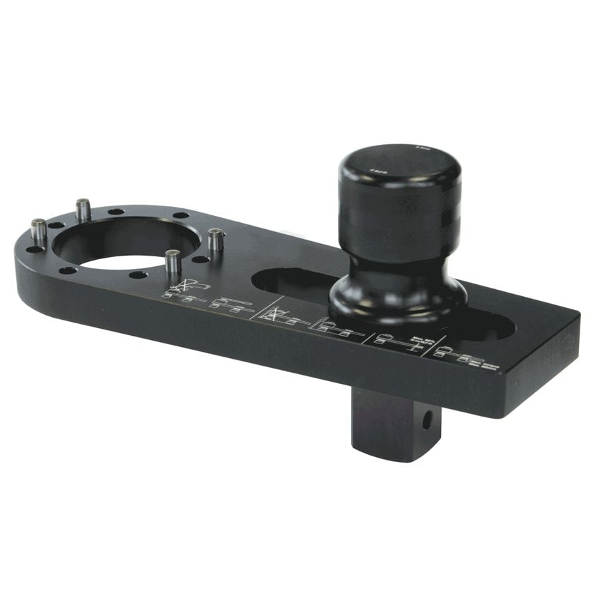Reaction arm L-form straight for DVI20, 1"