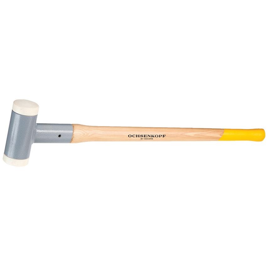 Recoilless wedge-driving hammer