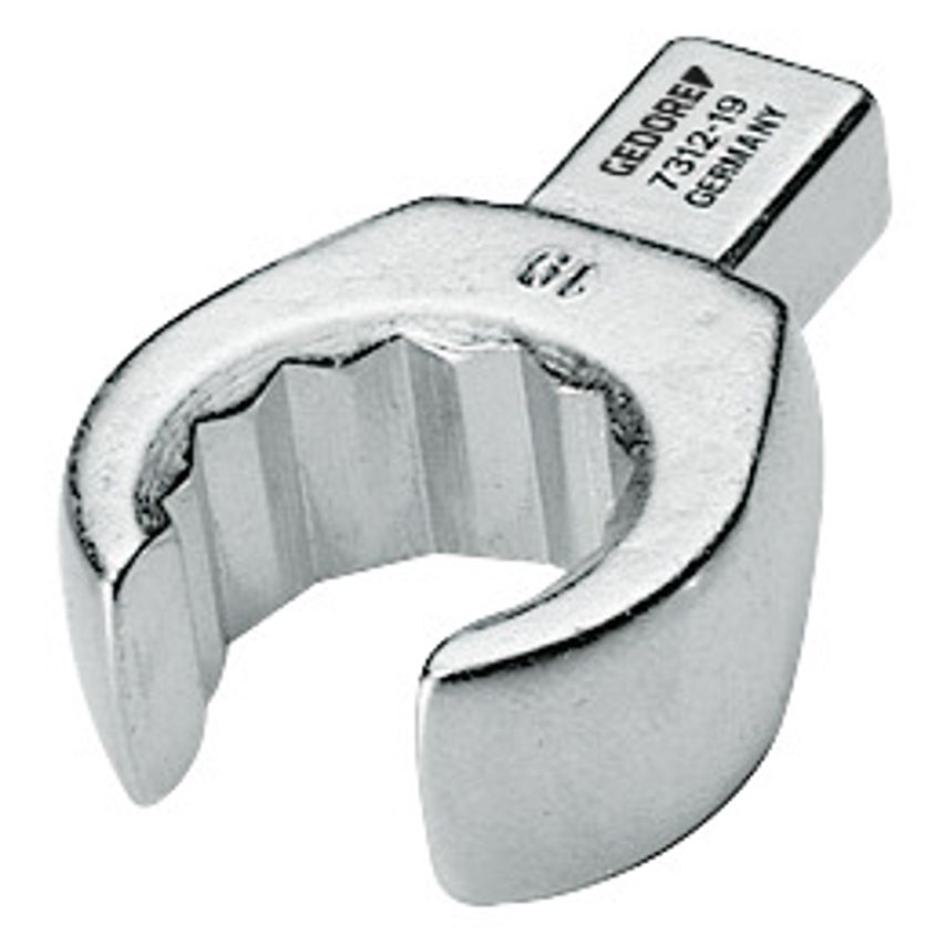 Rectangular flared end fitting SE 9x12 19 mm
