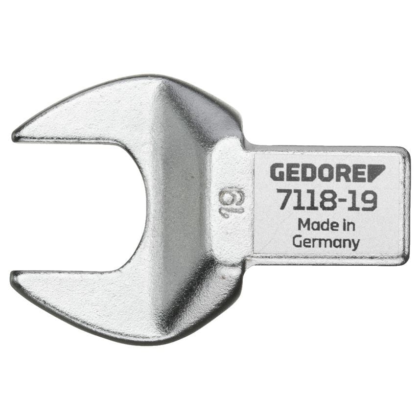 Rectangular open end fitting SE 14x18 13 mm