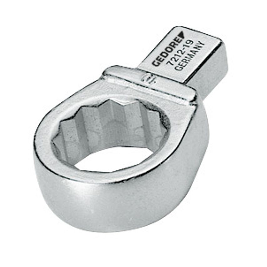 Rectangular ring end fitting SE 9x12 15 mm