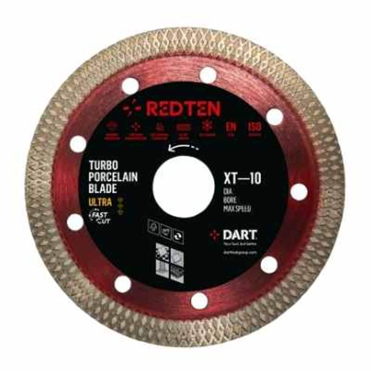 Red Ten Ultra XT-10 Porcelain Diamond Blade - 230mm x22.23B