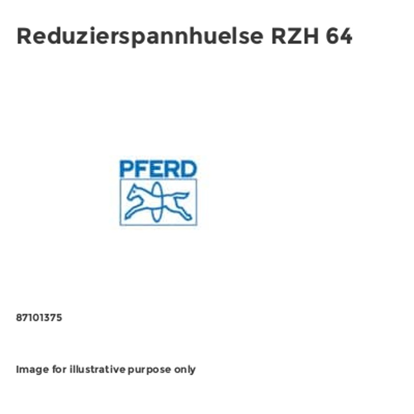 Reduzierspannhuelse RZH 64