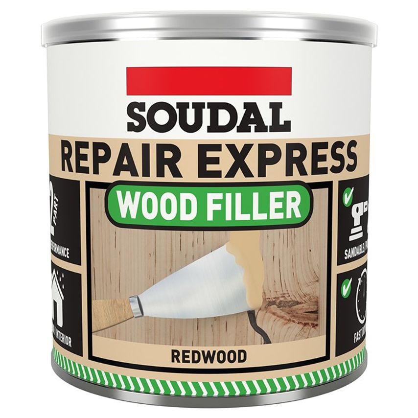 Repair Express Wood Filler 2 Part Redwood - 1.5Kg