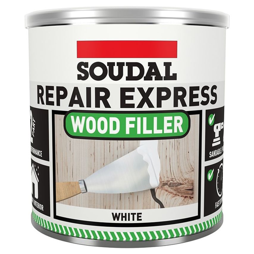 Repair Express Wood Filler 2 Part White - 1.5Kg