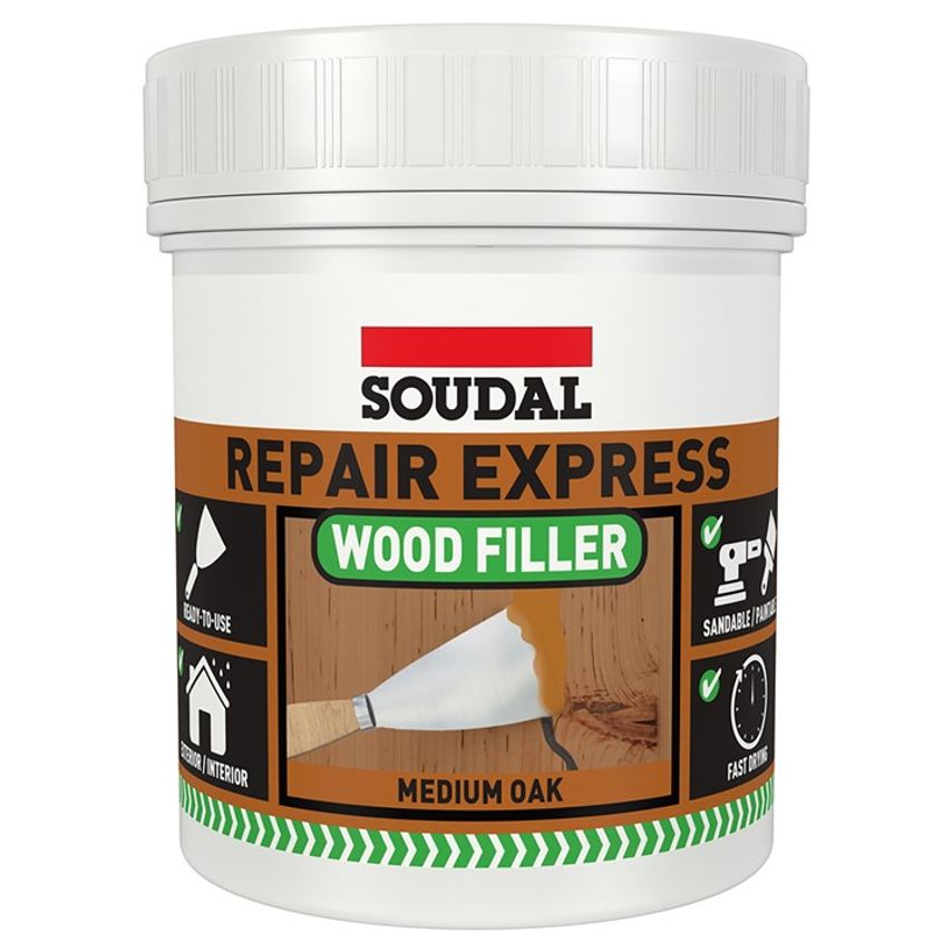 Repair Express Wood Filler - Medium Oak - 400gm