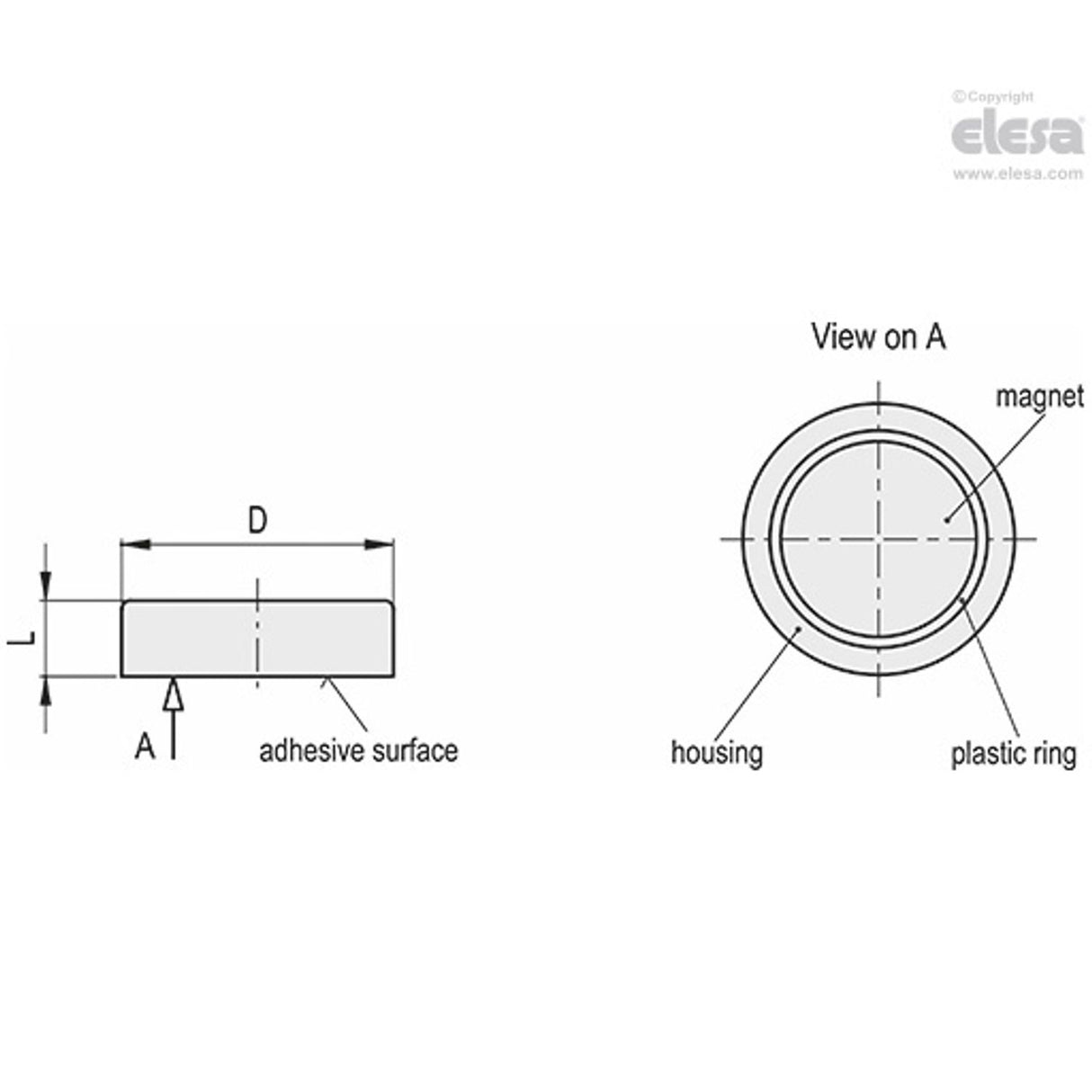 Retaining Magnet-RMA-HF-36