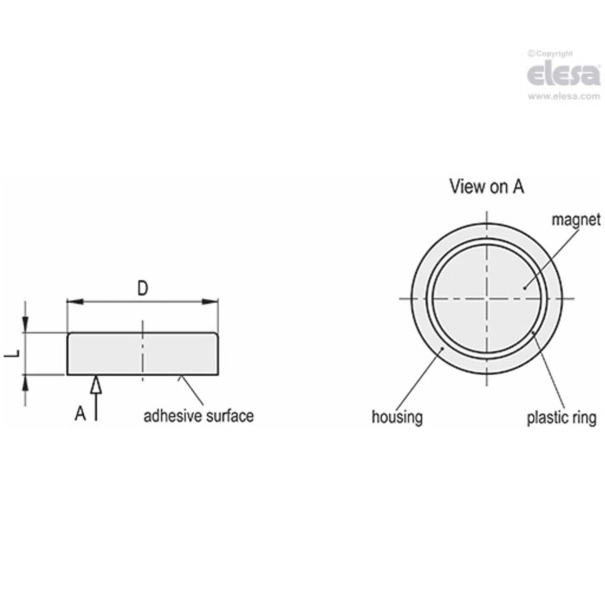 Retaining Magnet-RMA-ND-16