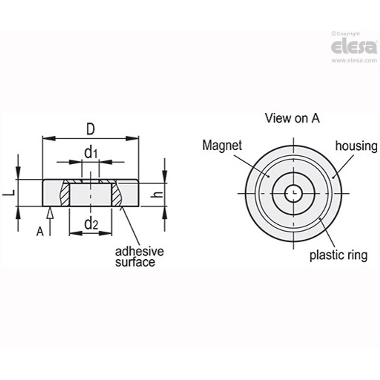 Retaining Magnet-RMD-HF-83
