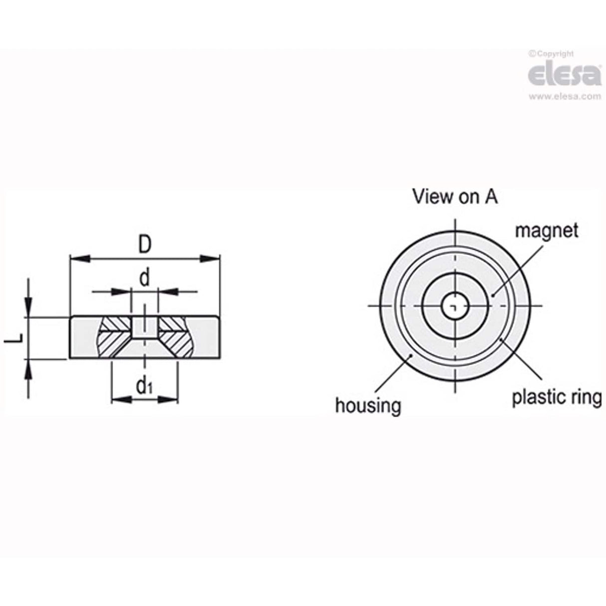 Retaining Magnet-RMD-SC-20