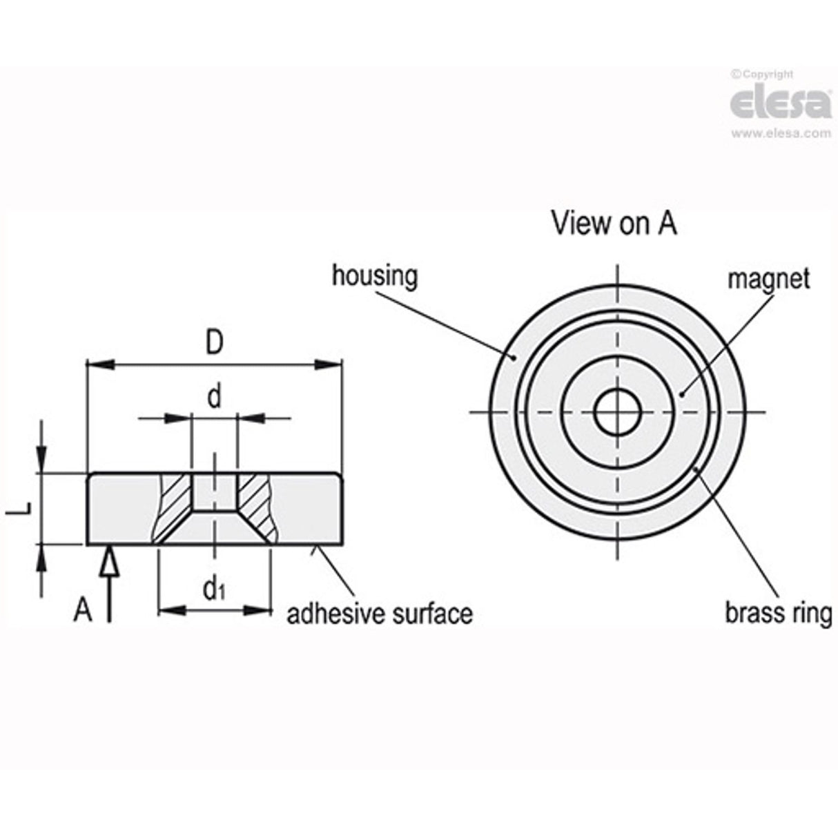 Retaining Magnet-RME-AN-38