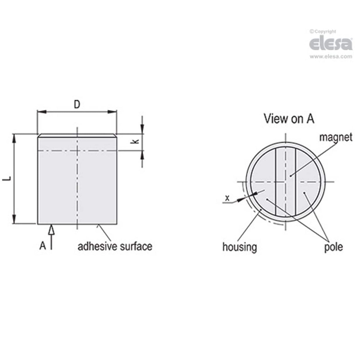 Retaining Magnet-RMM-SC-8